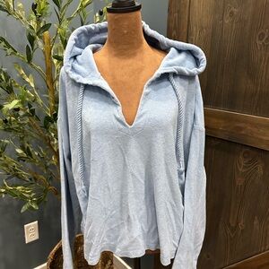 J. Crew Soft Blue Women's Hoodie